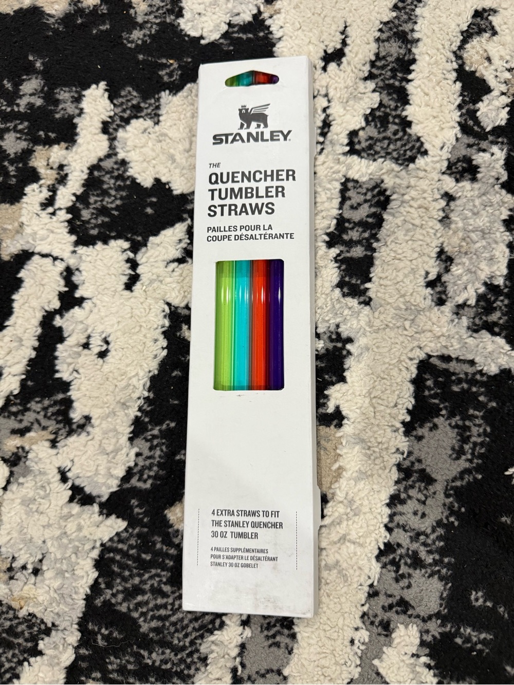 Stanley Multicolor Replacement Straws - Green, Yellow, Orange, Red, Blue, Purple